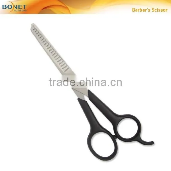 S81037 6-1/4" molybenum coating double sides barber scissors hair thinning scissors