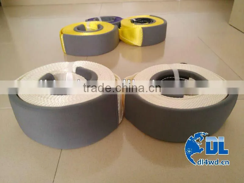 8cm*9m heavey duty 4wd recovery tow strap