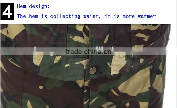 High quality camouflage training uniform, army combat uniform