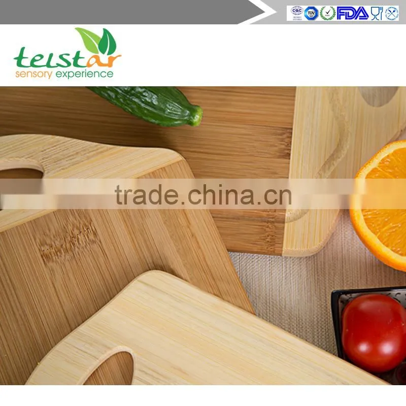 Family chopping block cutting board bamboo fruit all bamboo chopping block cutting board kitchen accessories