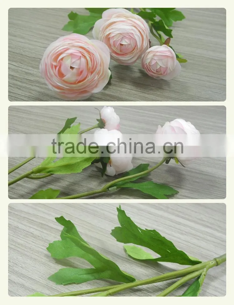 China high quality artificial Ranunculus flower for wedding decoration