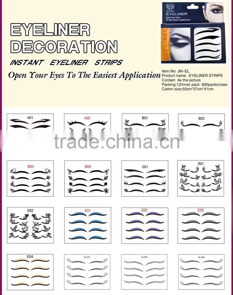 Joyme diamond eyeliner decoration stickers