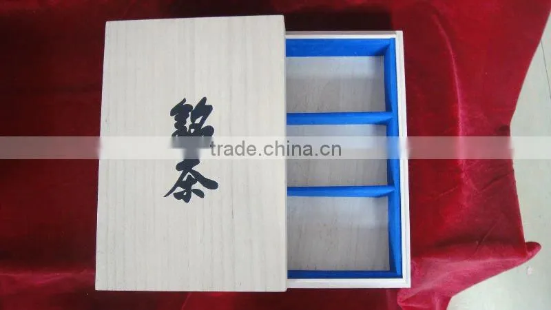 paulownia wood tea packaging box
