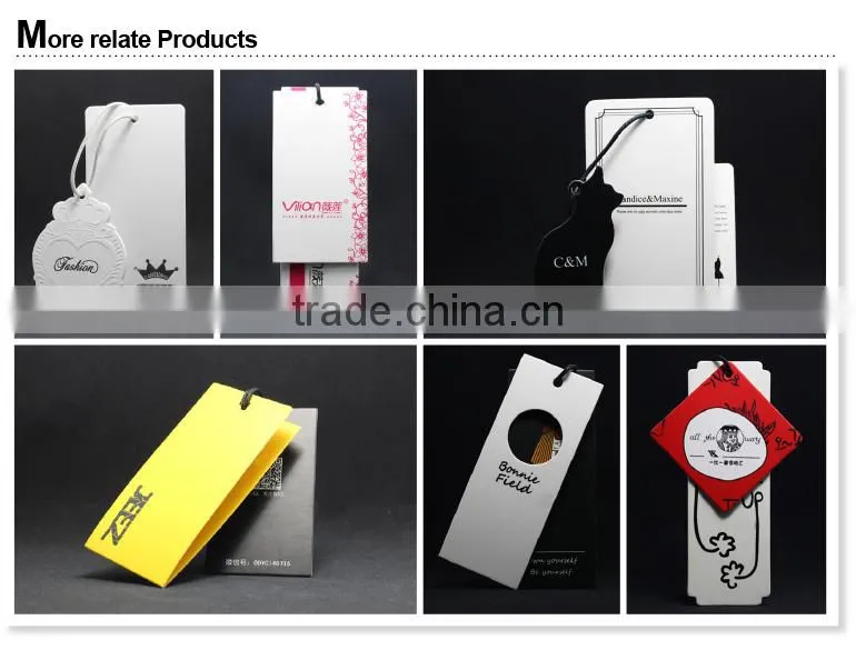 Custom PVC Plastic Earring Hang Tag For Earrings