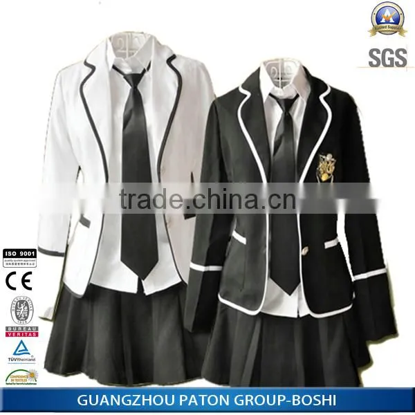 TR Material Fashion Design Comfortable toWear School Uniforms Blazers