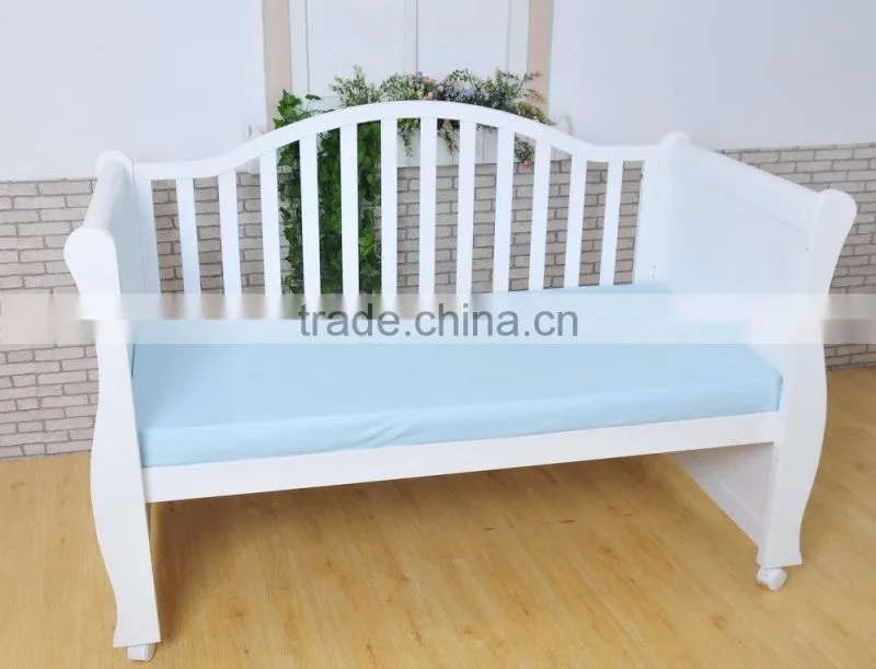 appliqued giraffe 100%cotton baby crib bedding set