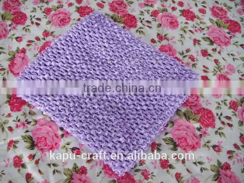 Solid color 9 inch girls crochet tube top lined crochet tube top for tutus
