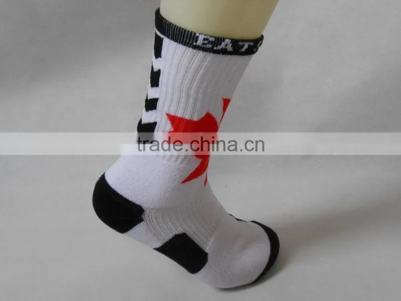 3D digital photo print design Elite Basketball Socks men