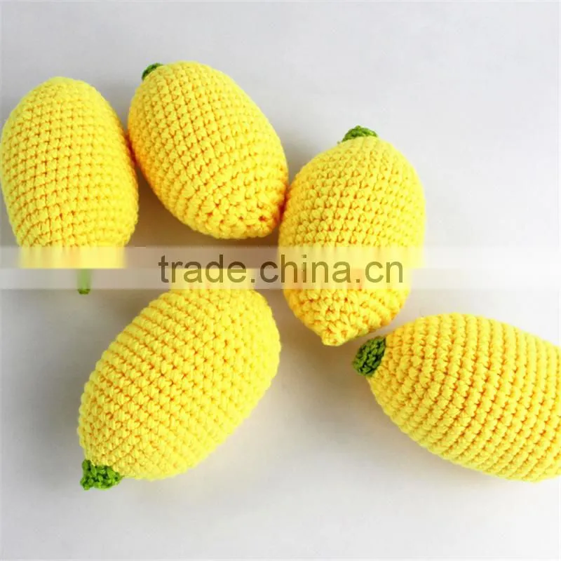 wholesale Photography studio props wool knitting toys children's fruit and vegetable simulation baby photography props