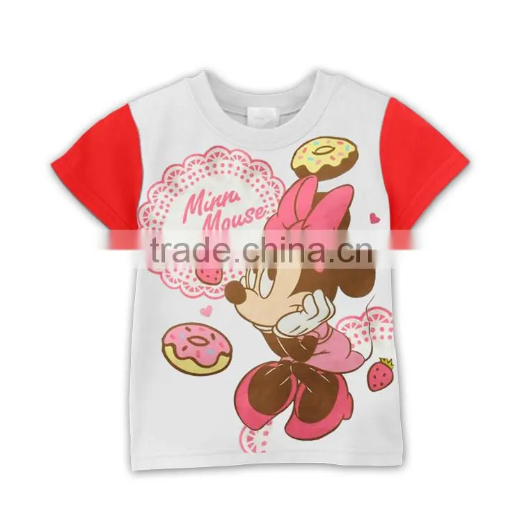 fashion child clothing boys and girls cartoon design t shirts kids tees baby tops clothing