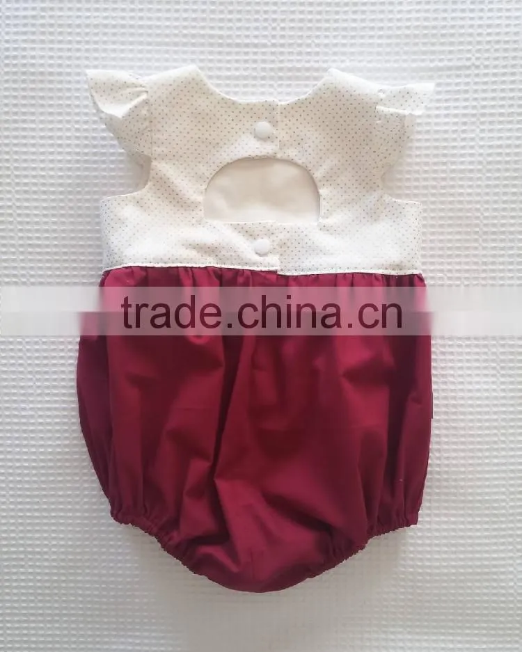 Hot Selling 2017 Summer Baby girl Clothes cute angle short sleeve Cotton fashion desigin Baby Romper