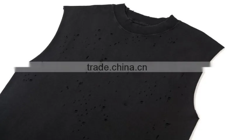 eaten muscle tee with custom logo for man