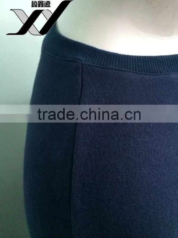 royal blue fashion new design long sleeve men hoodie sweatshirt without hood silk screen printing