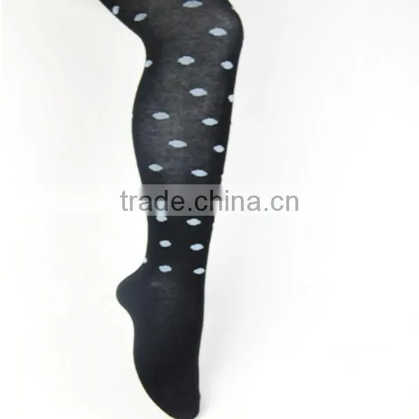 Custom Design Tights Young Girls Black Tights