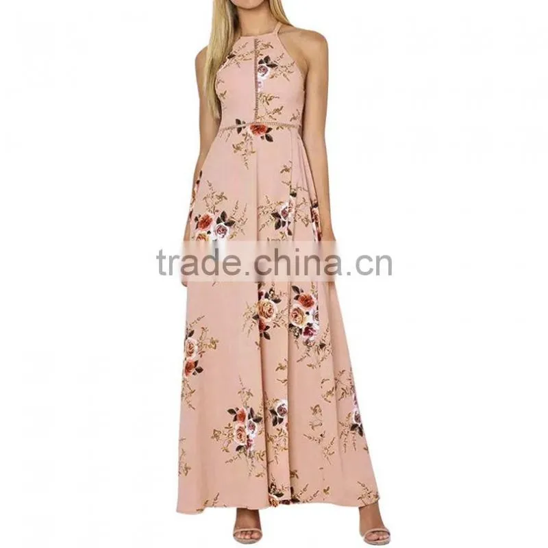 Lady Sexy Split Dress Floral Off Shoulder Party Maxi Dress