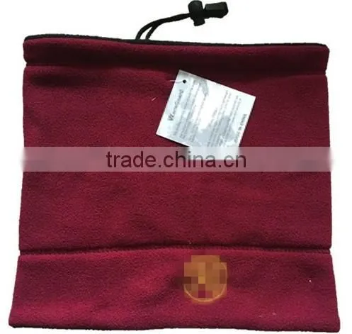 men folded-up polyester polar fleece winter beanie hat wholesale