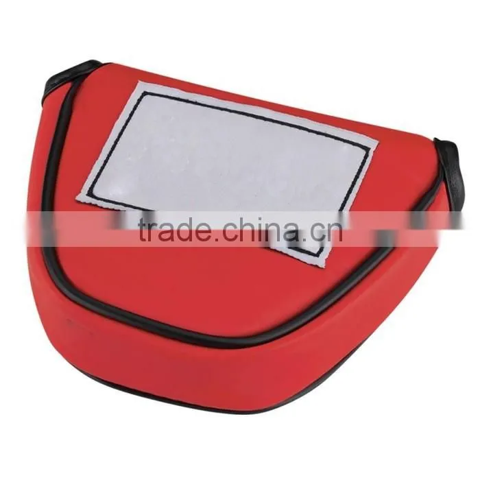 Red Quality PU Mallet golf putter headcover