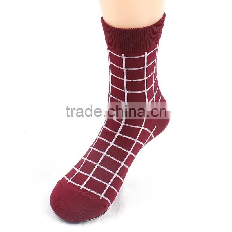 high quality women socks .cotton socks . fashion happy women socks ,Plaid socks