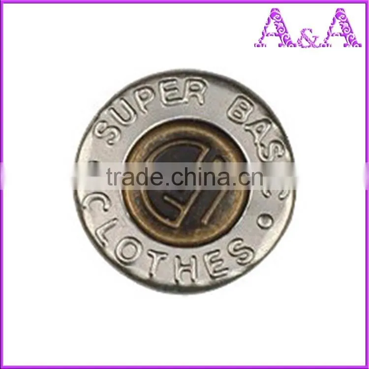 jeans button jacket metal buttons