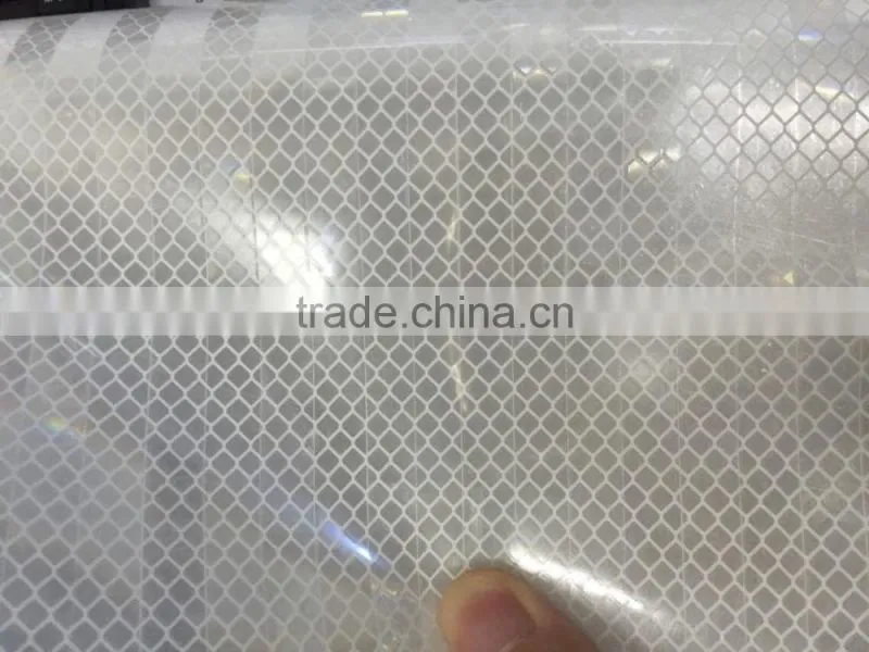 China dongguan colorful no seams reflective pvc vinyl rolls