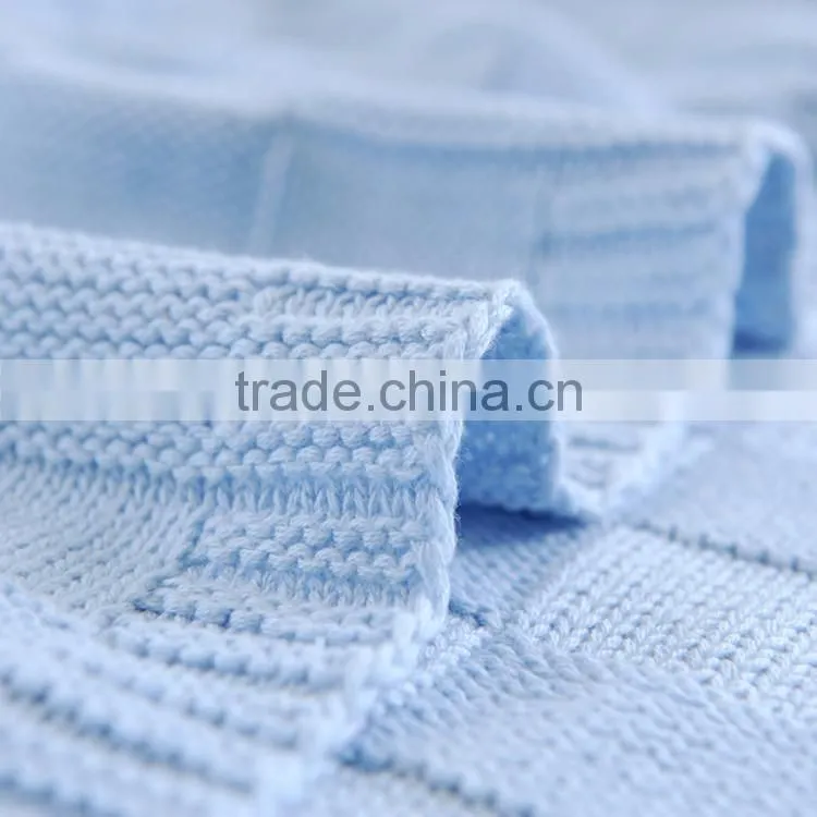 30"*60" plain newborn baby summer blanket 100% cotton baby blanket