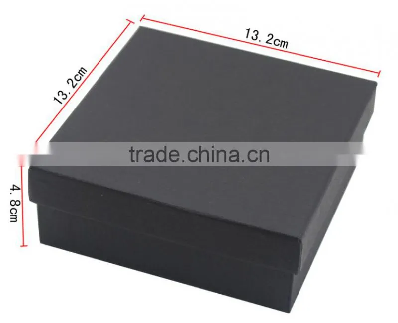 Cheap Belt Paper Package Gift Box Black Paper Belt Packing Box Case Packing box For Belt Gift