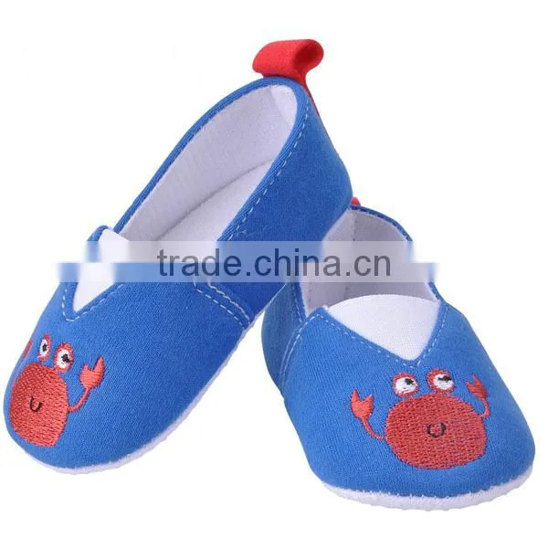new design lovely cartoon animal prints baby boy and girl shoes