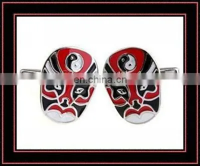 Traditional China Opera facial cufflinks