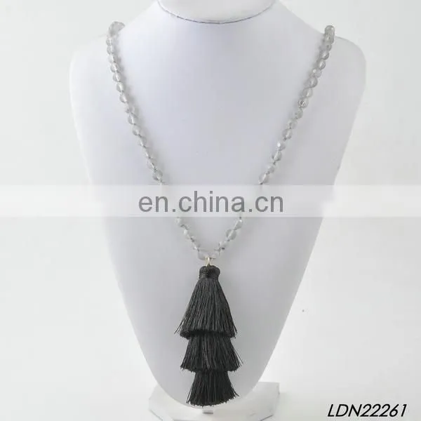 Latest Design Beads Necklace Fringe Necklace