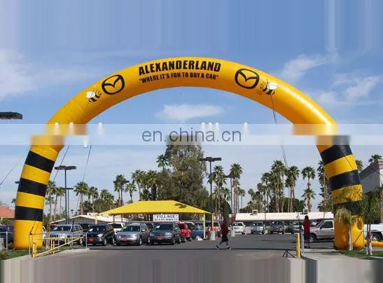 Outdoor promotional inflatable circle door design arch for hot sale