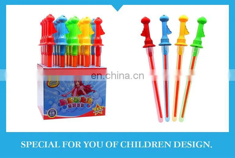 wholesale alibaba 41cm bubble stick kids outdoor toys with western sword model