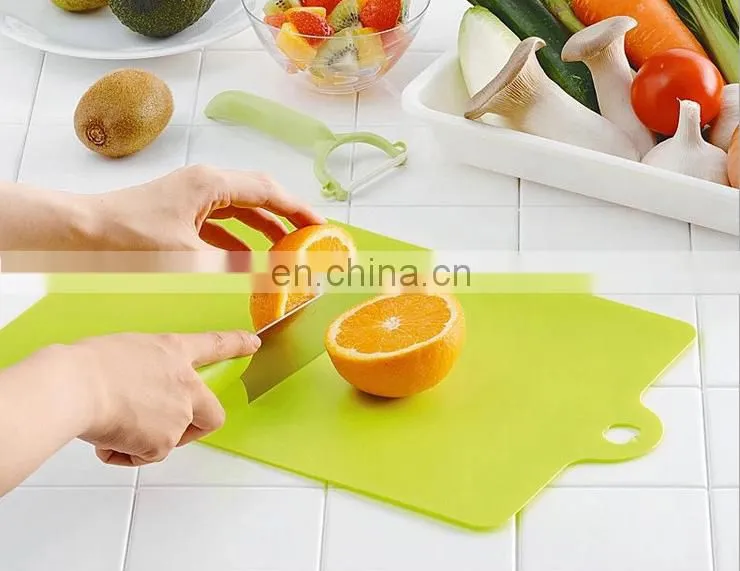 Customized logo PP Kitchen Flexible Cutting Board