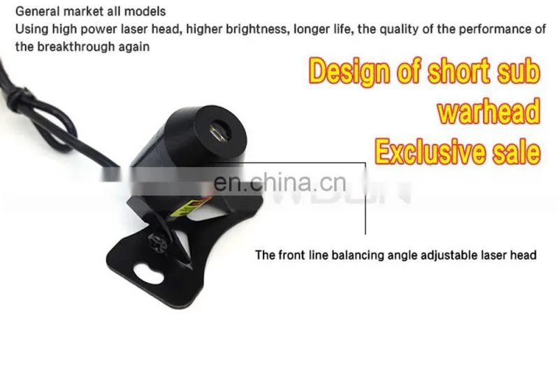Safe Auto Rear 650nm Red Light LED Avoid Accident Car Laser Fog Light