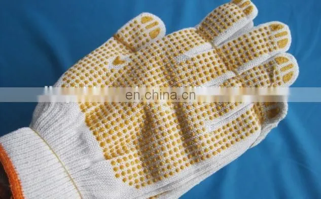 high quality kid's white cotton lycra gloves