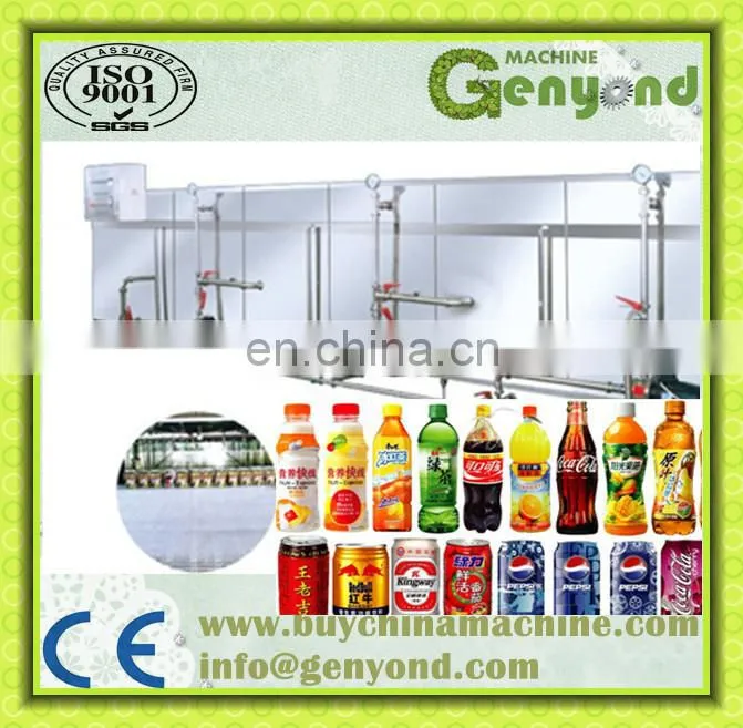 Spraying Cooling Tunnel for Bottled Juice Pasteurization and cooling