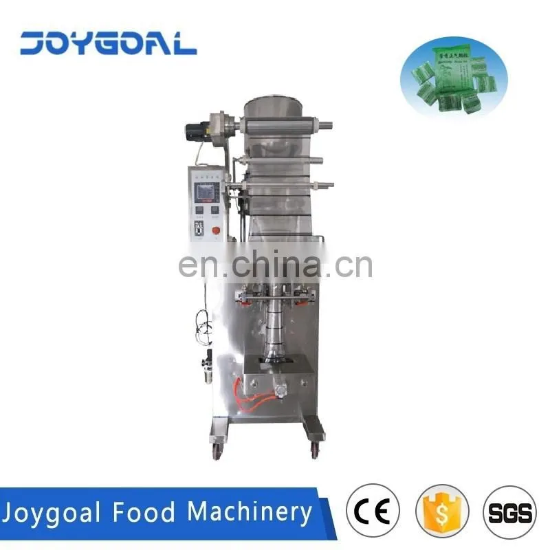 Automatic vertical sachet granule volumetric cup filler packing machine