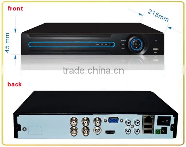 iPhone Android Smart Phone View 4Ch H.264 720P Real-time AHD DVR