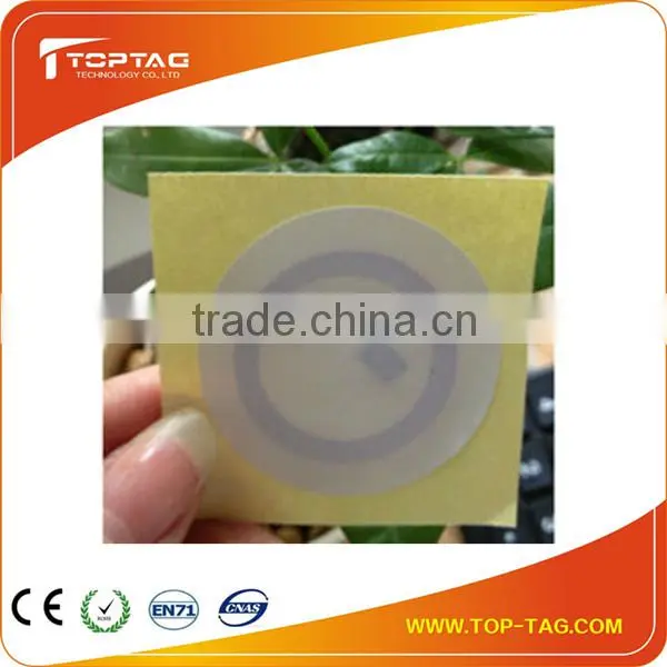 Circle Rfid NFC Stickers, NTAG203 sticker, waterproof rifd label