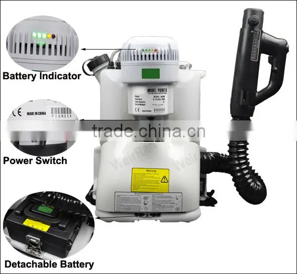 (74634) More safty ultra low volume battery-powered knapsack blower mist