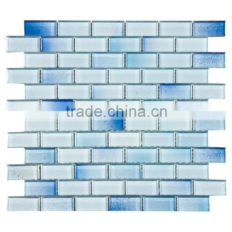 Stone and crystal mixed mosic