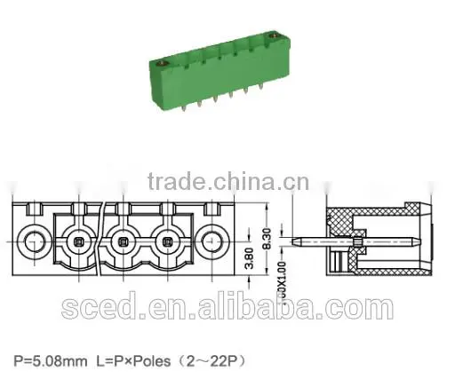 PCB Plug-in terminal block pin header