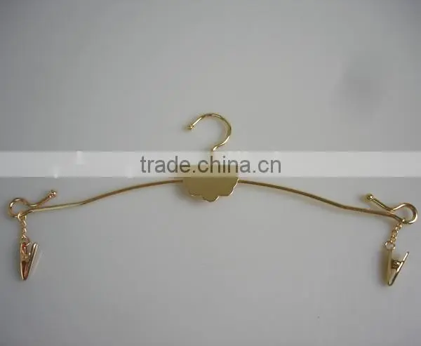 FM-54 Cute metal bra hanger with mini clips