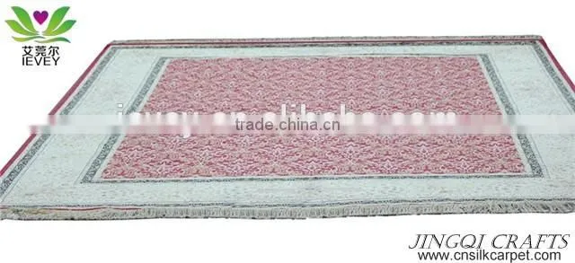 High-grade Chinese interesting children pattern handmade silk area rug floor carpet