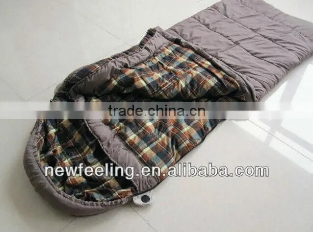 Flannel Sleeping Bag for Cold Weather