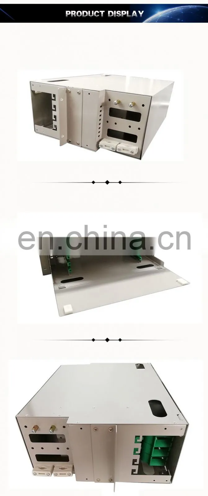 FTTH 24-144 Core Rack Mounted Fiber Optic ODF