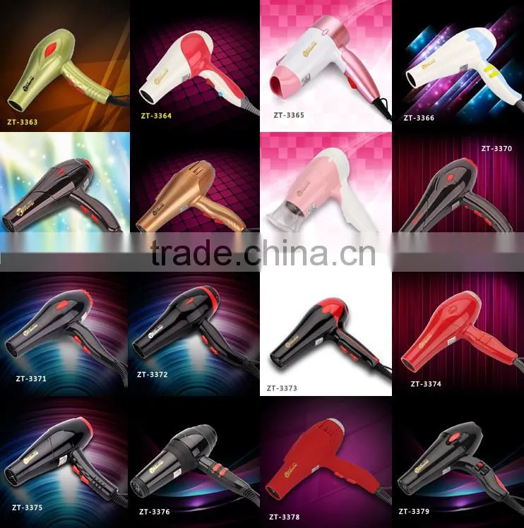 Professional Strong Air Flow Hair Blower AC Hair Dryer 2015