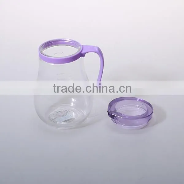 650ml glass measuring oil bottle with handle