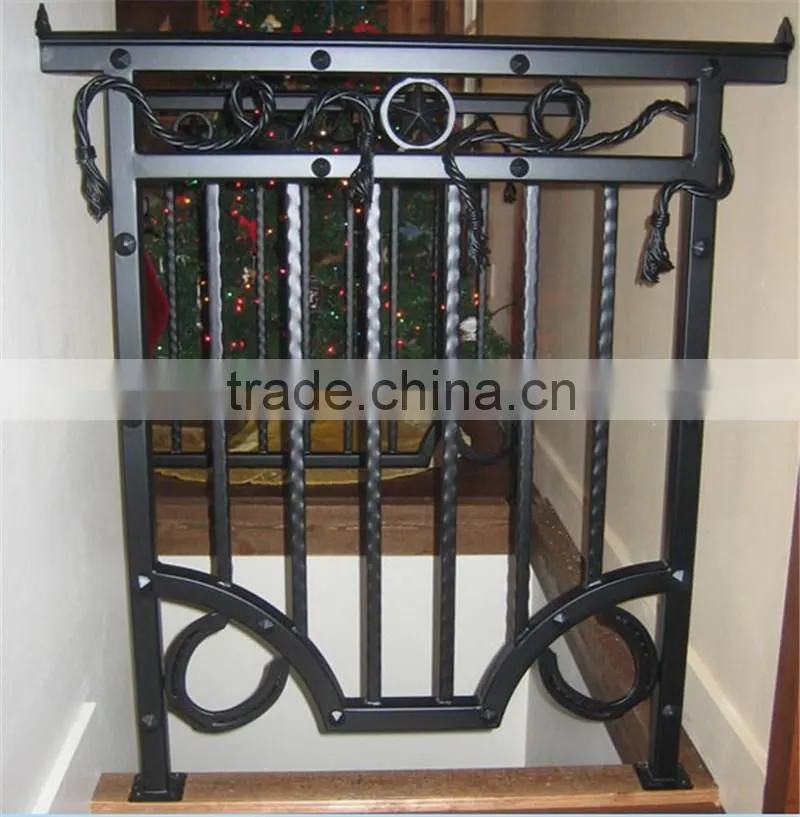 Wrought Iron Wire Staircase Railing