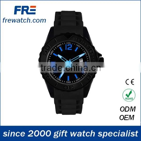 new fashion ladies genewa silicone watches with stone three dial rubber geneva watch