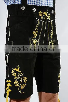 highest quality materials Bundhosen lederhosen,Oktoberfest trachten wear,Kurze lederhose,german hose,leather pants,shorts